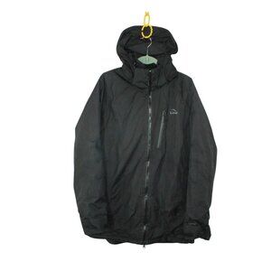 LL Bean Wildcat Black Waterproof Primaloft Insulated Jacket Size L Tall